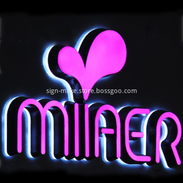 3D Channel Letter Small Led Letters Sign factory
